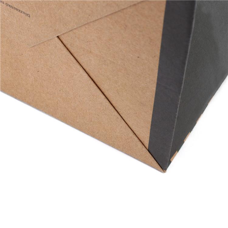 Simple design shopping kraft paper bag packaging 5