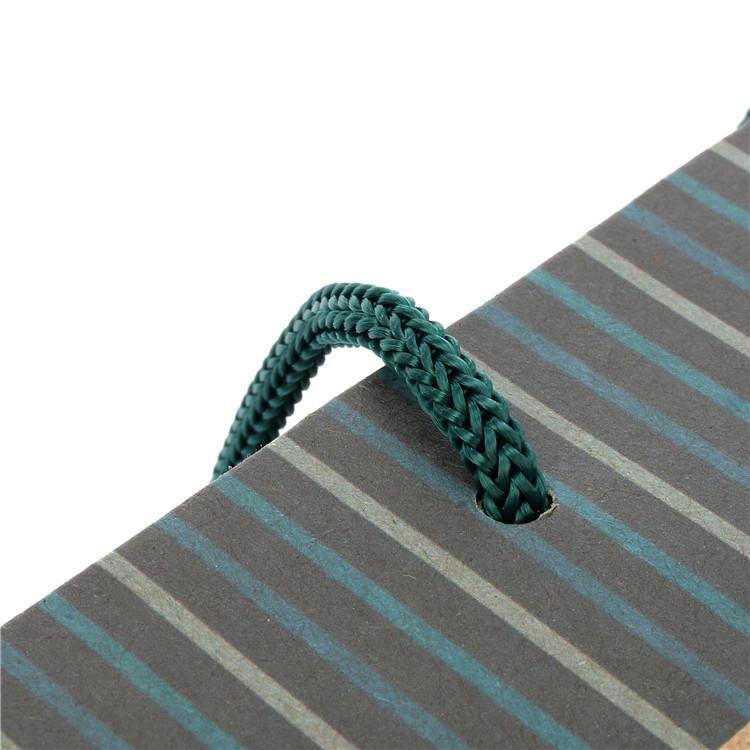 Simple design shopping kraft paper bag packaging 3