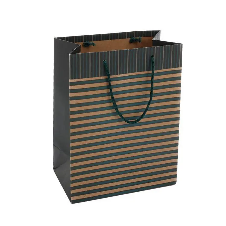 Simple design shopping kraft paper bag packaging 1