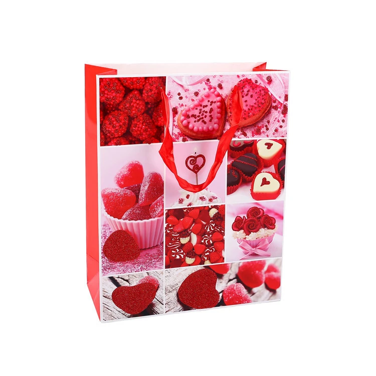 Cheap Rectangle Shaped Big Size Thick Paper Carry Gift Bag With Rope Handle 1