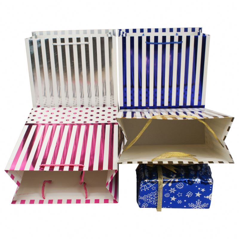 Cute decoration party gift package glitter paper bag paper gift packing bag 2