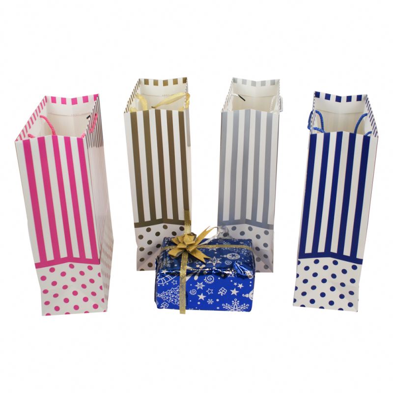 Cute decoration party gift package glitter paper bag paper gift packing bag 6