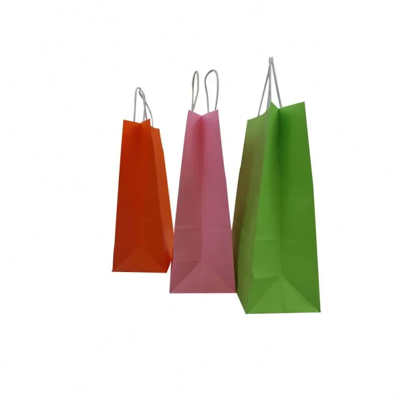 New products wholesale kraft paper bag gift packaging square kraft paper bag 1