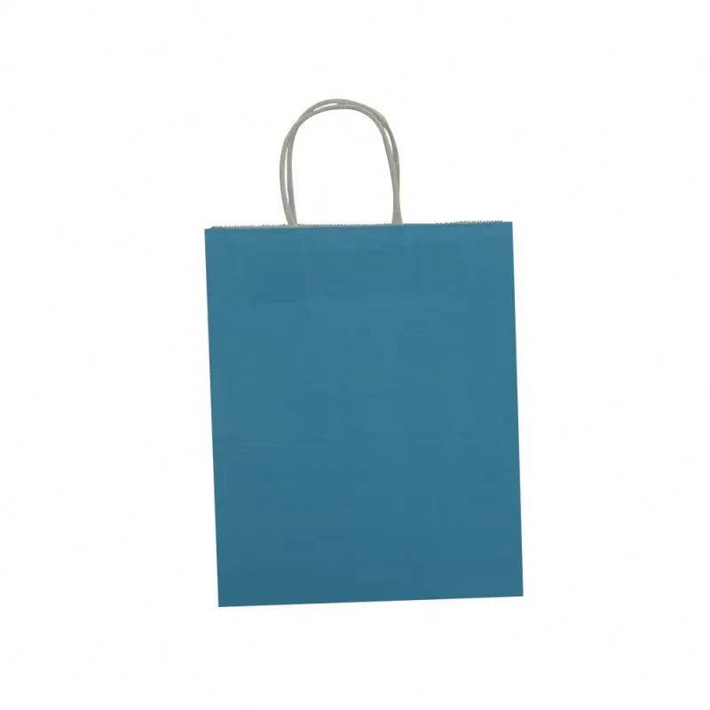 Different types kraft paper bag gift custom logo kraft paper bag with handle 1