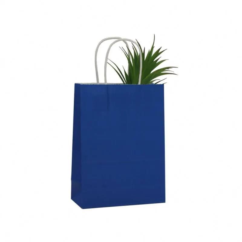 Borsa kraft impermeabile di ottima qualità, confezione regalo, sacchetto di carta kraft con stampa 2