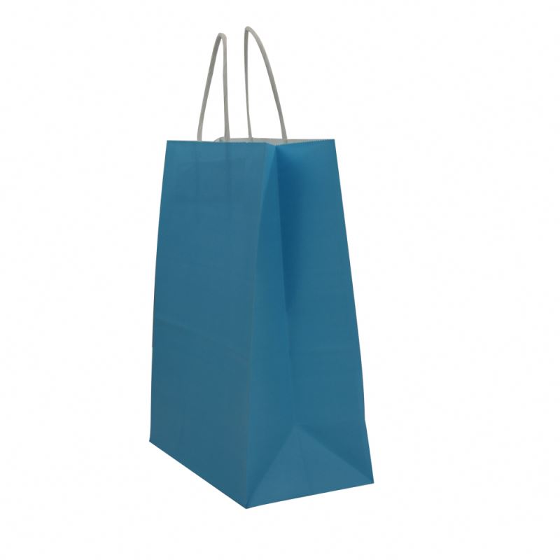 New product kraft bag handle gift packing kraft paper shopping bag 2