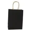 Ultimo prodotto sacchetto di carta kraft che confeziona borsa kraft nera personalizzabile 1