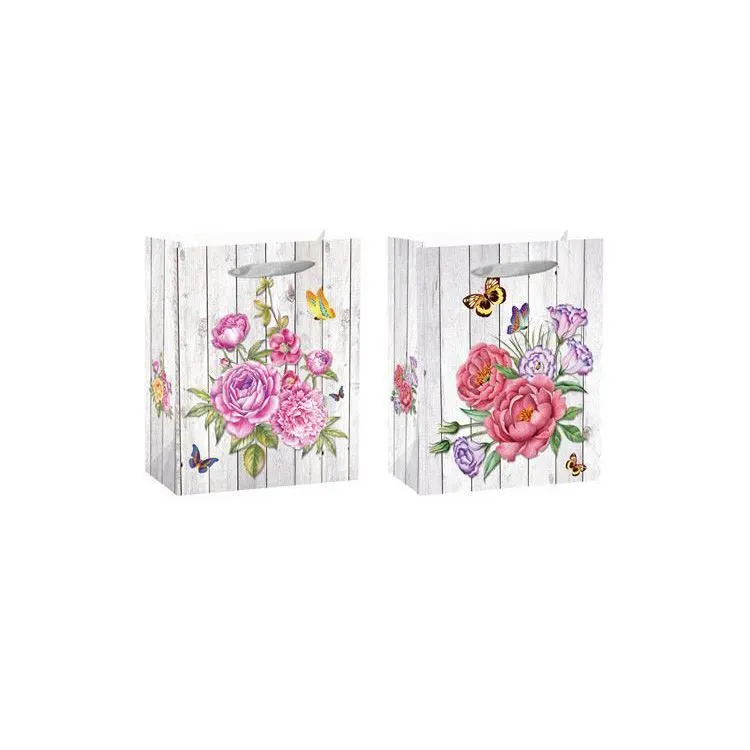 Most popular rope handle paper bag gift bags gift packing folded paper bag 1