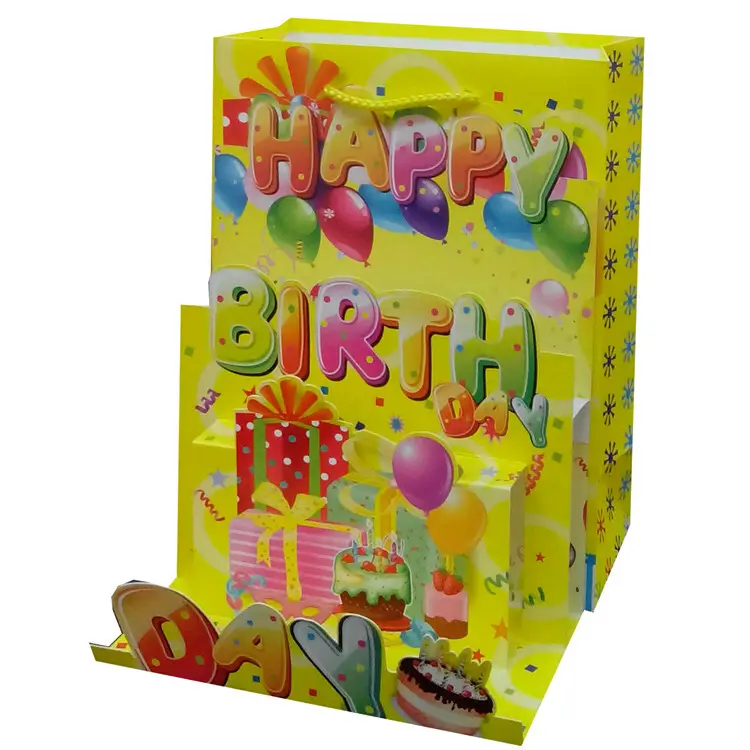 Jialan Fabricant de sacs-cadeaux personnalisés au meilleur prix pour emballer des cadeaux d'anniversaire 2