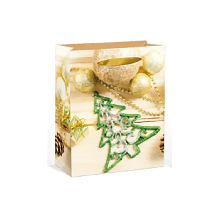 Jialan bulk christmas paper gift bags wholesale for packing christmas gift 4