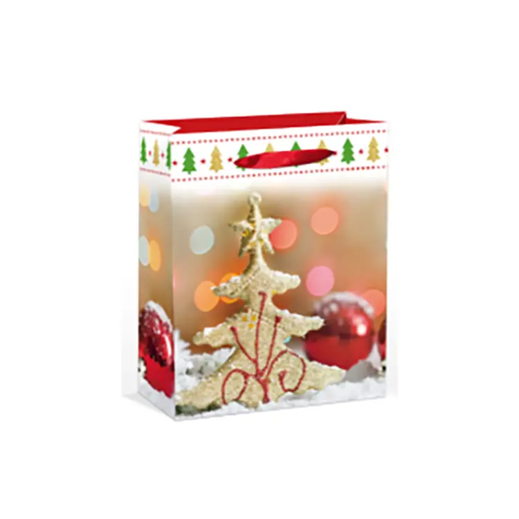 Jialan bulk christmas paper gift bags wholesale for packing christmas gift 7