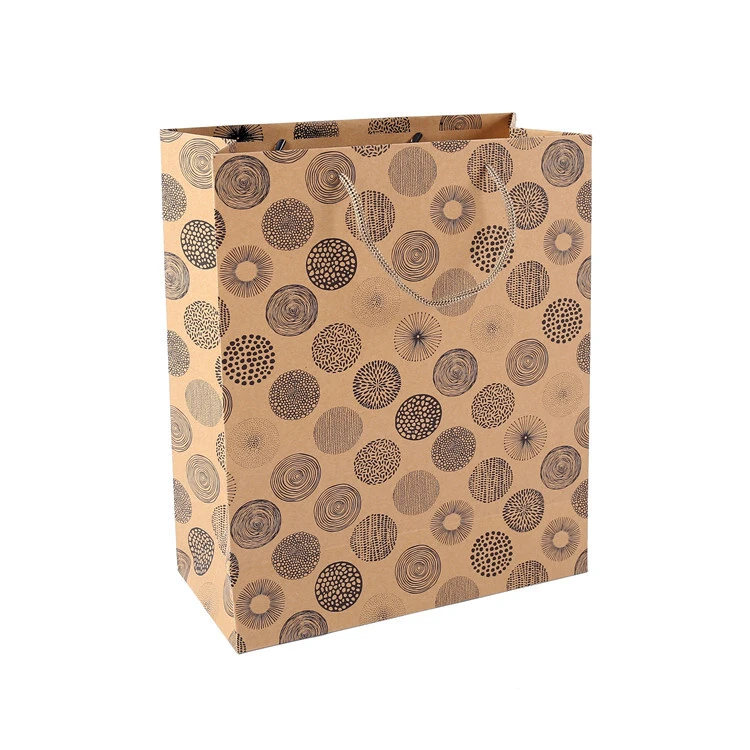 Sac cadeau de fête Durable avec impression de logo personnalisé, gaufrage, avec poignée de luxe, offre spéciale 5