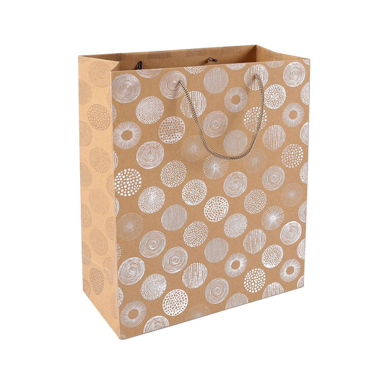 Sac cadeau de fête Durable avec impression de logo personnalisé, gaufrage, avec poignée de luxe, offre spéciale 6
