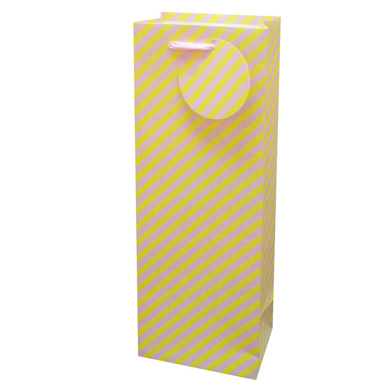 2019 Elegant Design Custom Color Foldable Cardboard Gift Paper Bag With Handles 1