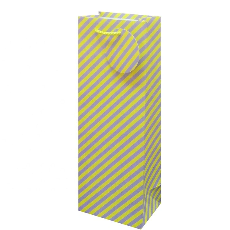 Bolsos de compras durables plegables reutilizables grabados del papel del regalo del partido con las manijas 1