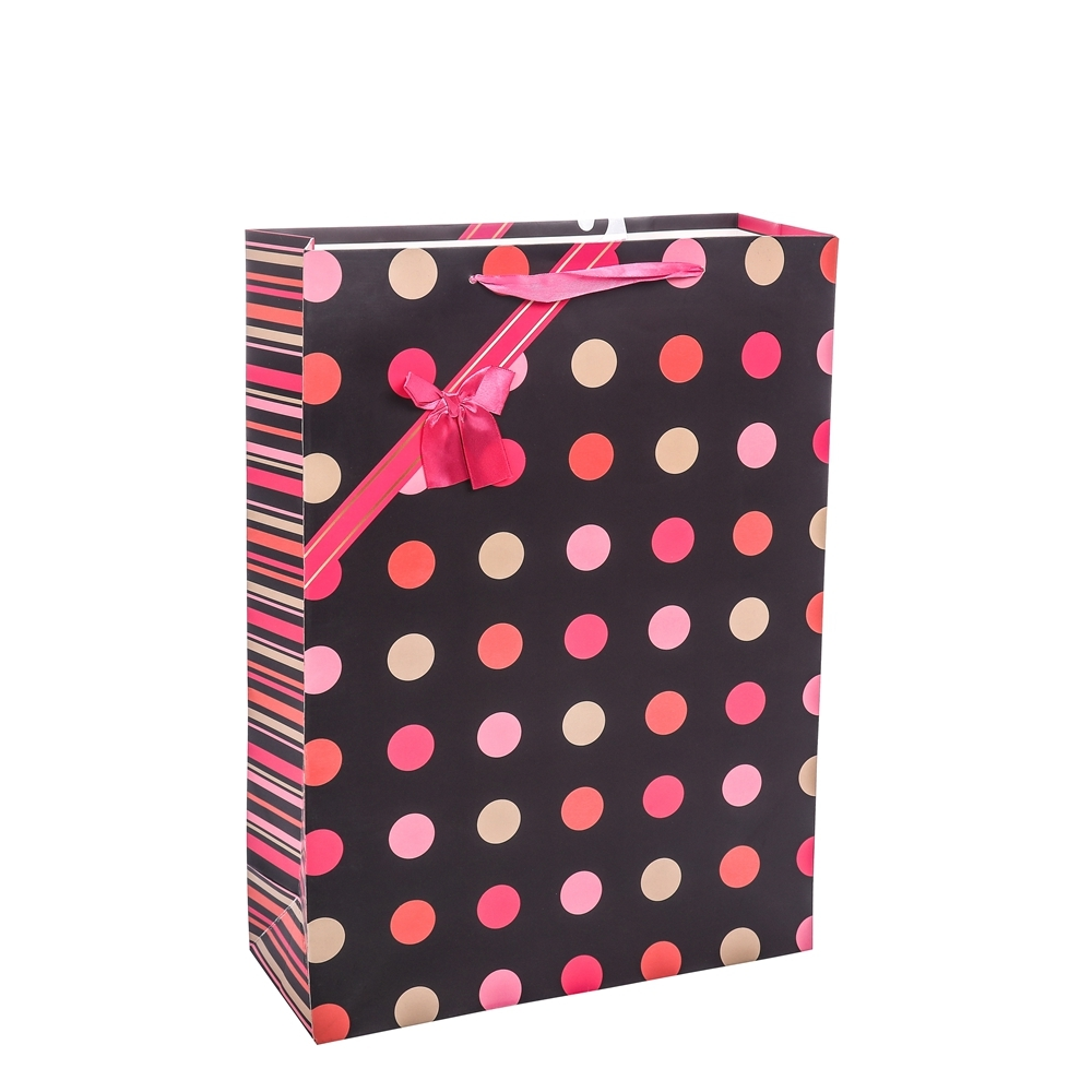 Custom Color Printing Wine Bottle Paper Gift Bag For Gift Packaging 1