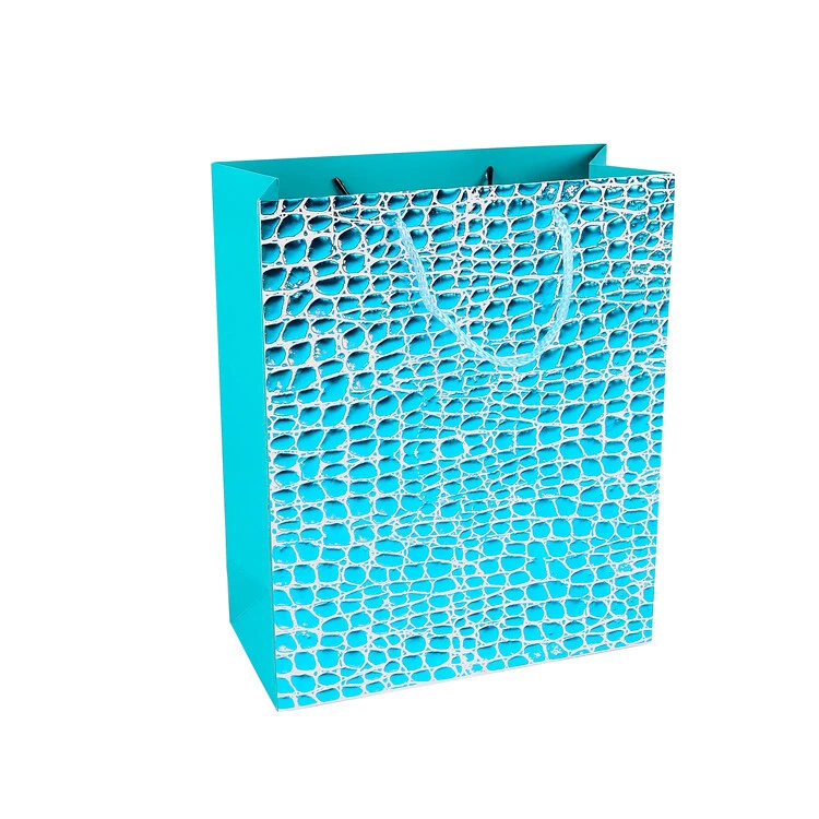 Top Quality Luxury Jewelry Packing Christmas Paper Bag With PP Rope Handles 1