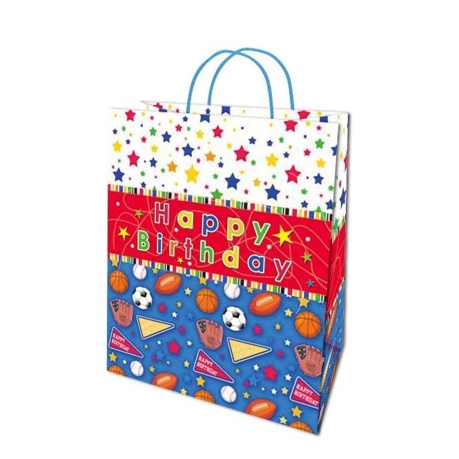 2019 Customized Fancy Creative Heavy-Duty Prominent Paper Gift Bag Birthday Gift Bag 1