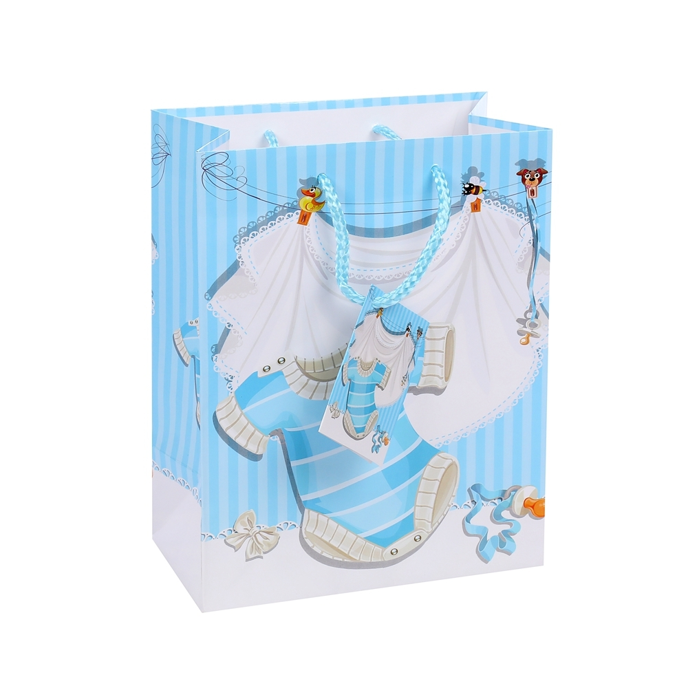 Handmade Promotional Low Cost Baby Gift Shopping Paper Bag 1