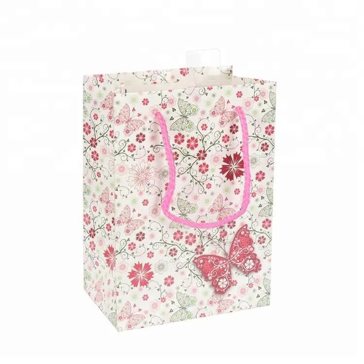 Recyclable High-end Animal Colorful Flat Bottom Prominent Party Paper Bags With Handles 1