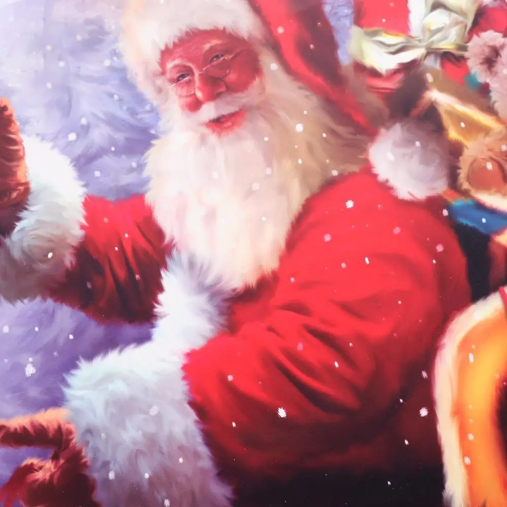 El grado superior imprimió los bolsos de regalo de embalaje de Navidad laminados coloridos hermosos de las bolsas del logotipo 4