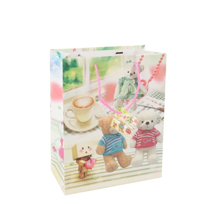 Wholesale High QualityCheap Price Foldable Luxury Stand Up Storage Wedding Gift Bag 1