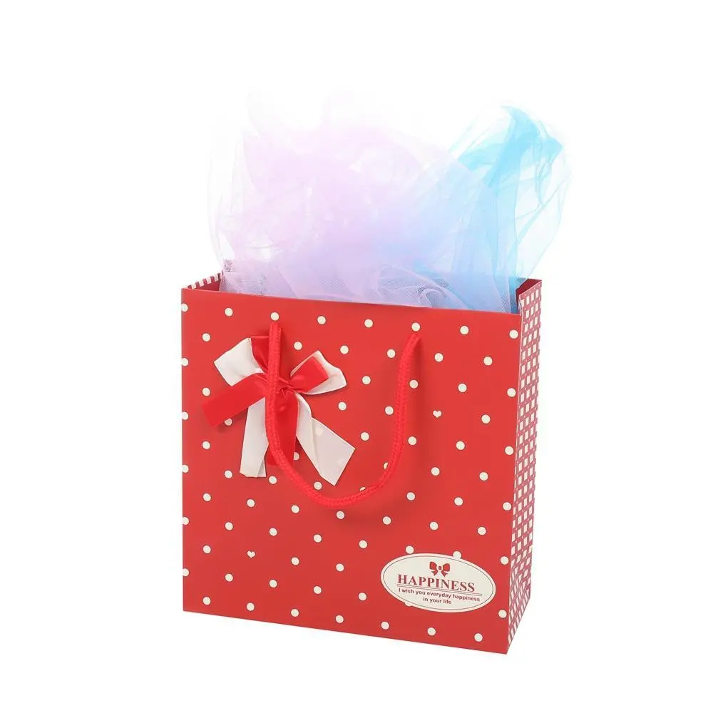 Wholesale Top Quality Low Cost Eco-friendly Reusable Durable Red Paper Gift Bag 2