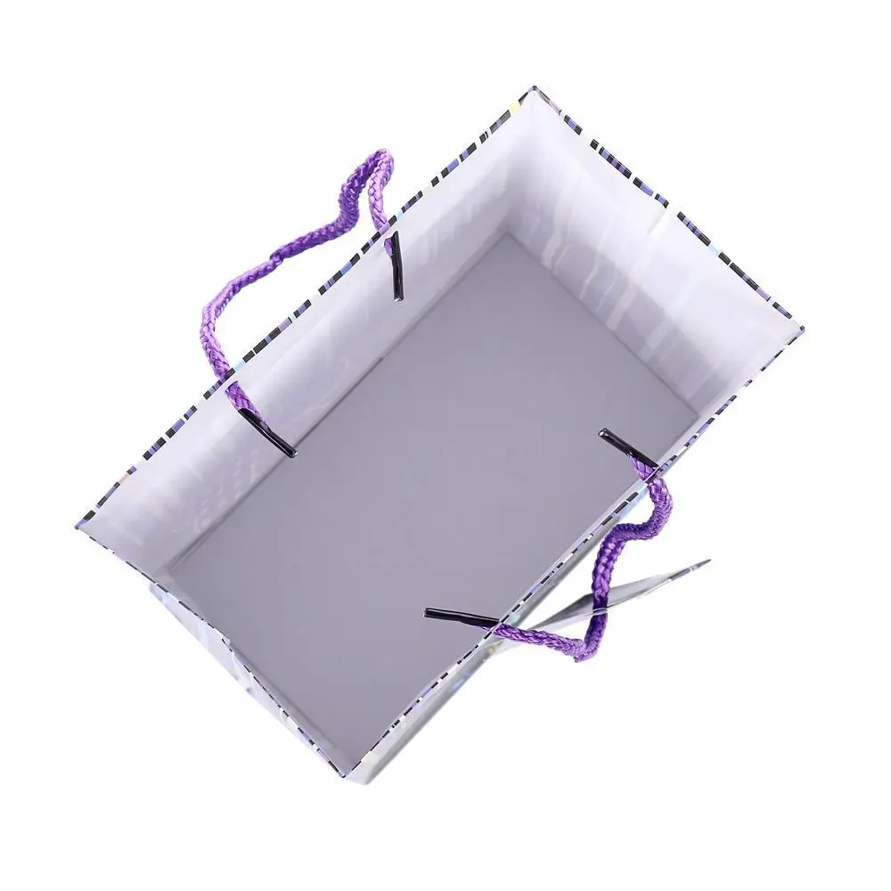 Sac en papier résistant recyclable adapté aux besoins du client personnalisé d'impression avec des poignées de corde de pp 2
