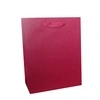 Sac de papier de cadeau d'emballage de bouteille de vin rouge brillant imprimé par coutume durable de luxe avec la poignée de corde 1