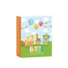 Sacchetti di carta Kraft regalo per bambini mini quadrati colorati ecologici cinesi 1