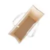 Bolsa de papel de compras de moda de bolsa de papel de regalo de puerta de Navidad Kraft resistente al desgaste con impresión de logotipo personalizado 3