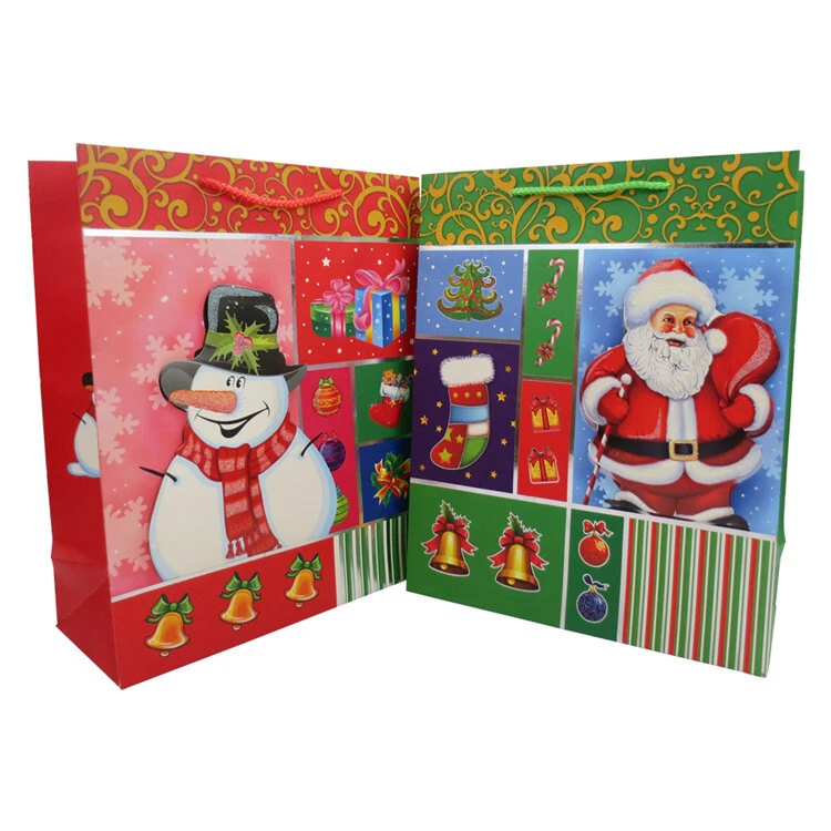 Different types bag paper recycled paper bag with handle gift packing 1