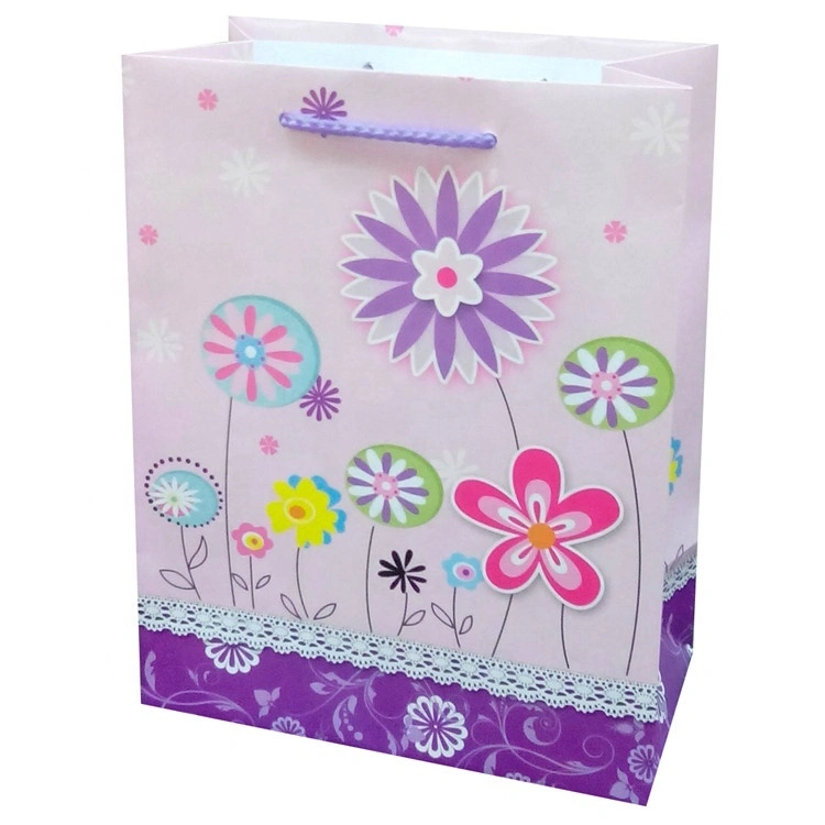 Wholesale Nice Fashionable Paper Shopping Bag/Gift Bag/Custom Paper Bag Printing With Card 3