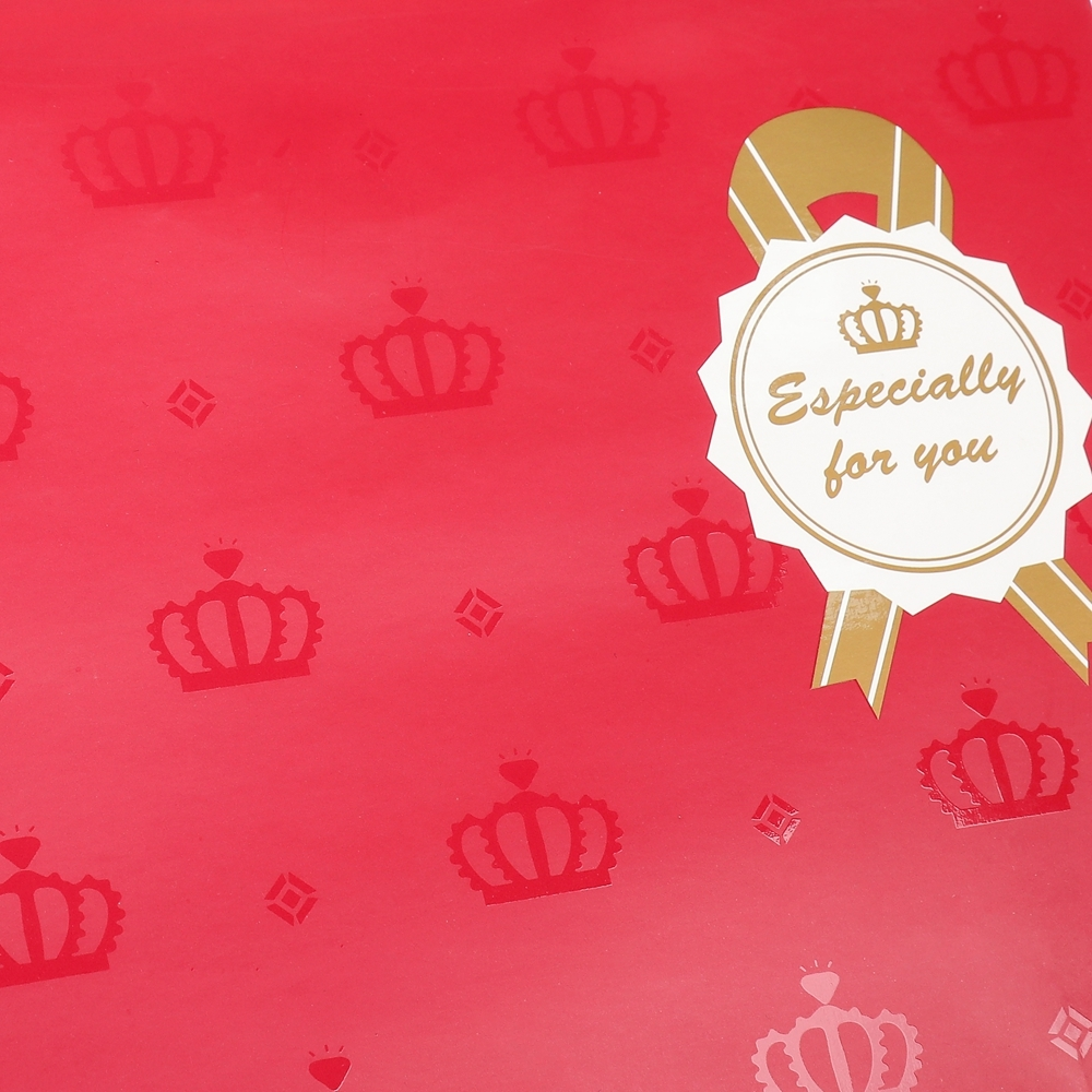 Sacs cadeaux en papier kraft rouge biodégradable avec poignées en corde, vente en gros, logo spécialement personnalisé imprimé 3
