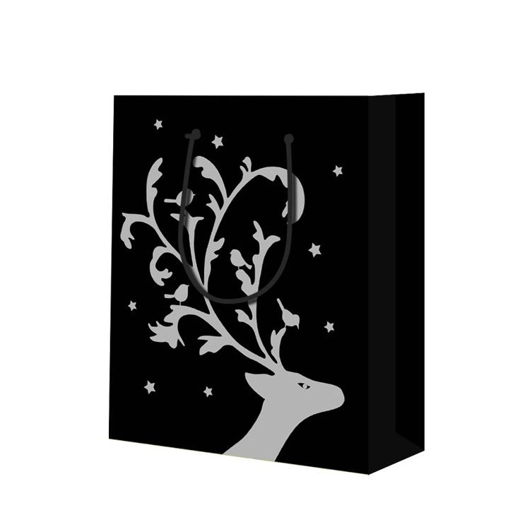 Bolsos de compras impresos personalizados resistentes del regalo del partido del almacenamiento del bajo costo 2