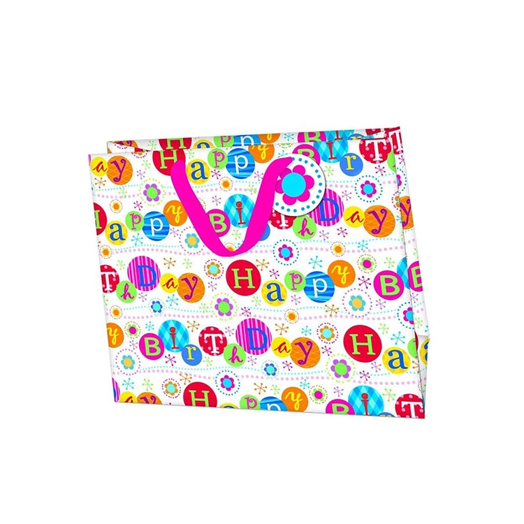 Jialan Pacchetto acquista una fabbrica all'ingrosso di sacchetti regalo stampati personalizzati per confezioni regalo 1