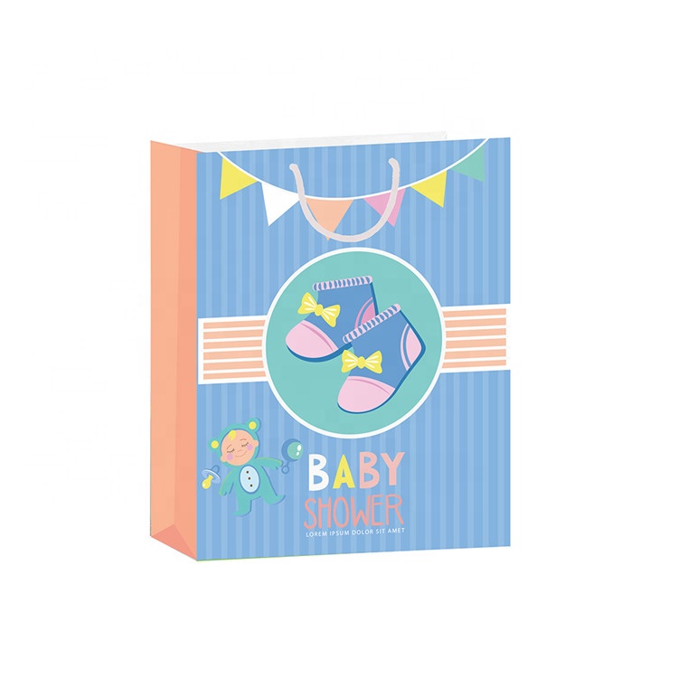 New Design Gridding Foldable Pure Large Capacity Coated Paper Packing Bags 4
