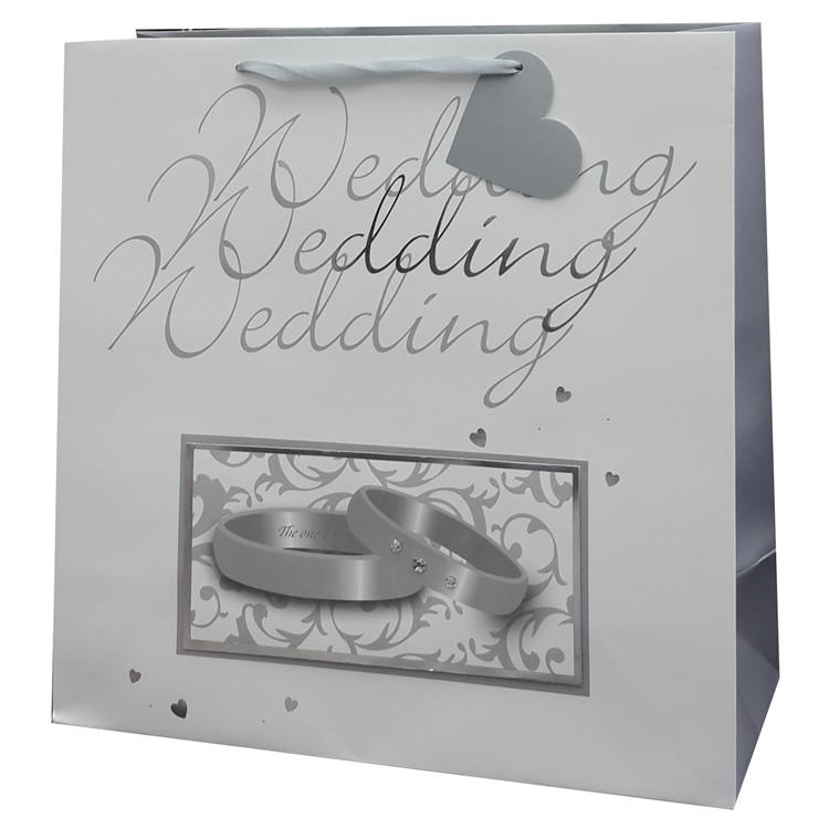 High Quality New Design Wrapping Paper Tote Wedding Gift Bags 2