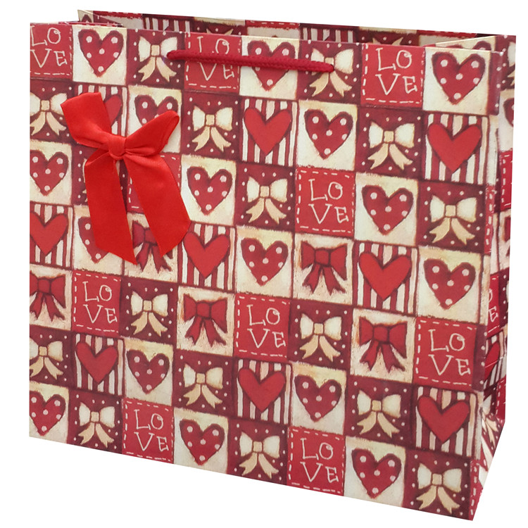 High Quality New Design Wrapping Paper Tote Wedding Gift Bags 4