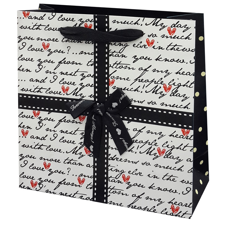 High Quality New Design Wrapping Paper Tote Wedding Gift Bags 3