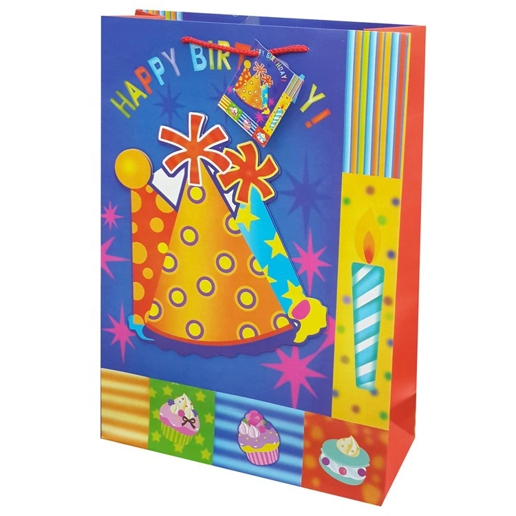 High Quality Printed Custom Paper Bag For Gift Packaging Colorful Gift Bag 1
