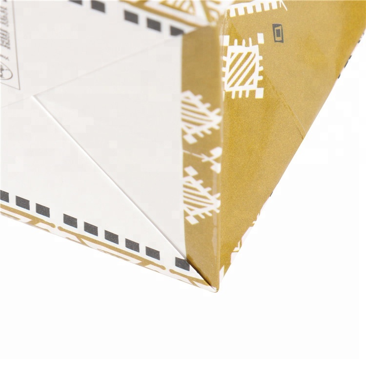Latest Fancy Attractive Embossing Square Pattern Gift Biodegradable Small Paper Shopping Bags 4