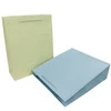 Sacchetto di carta Kraft con stampa personalizzata con pellicola lucida promozionale all'ingrosso con maniglia 2