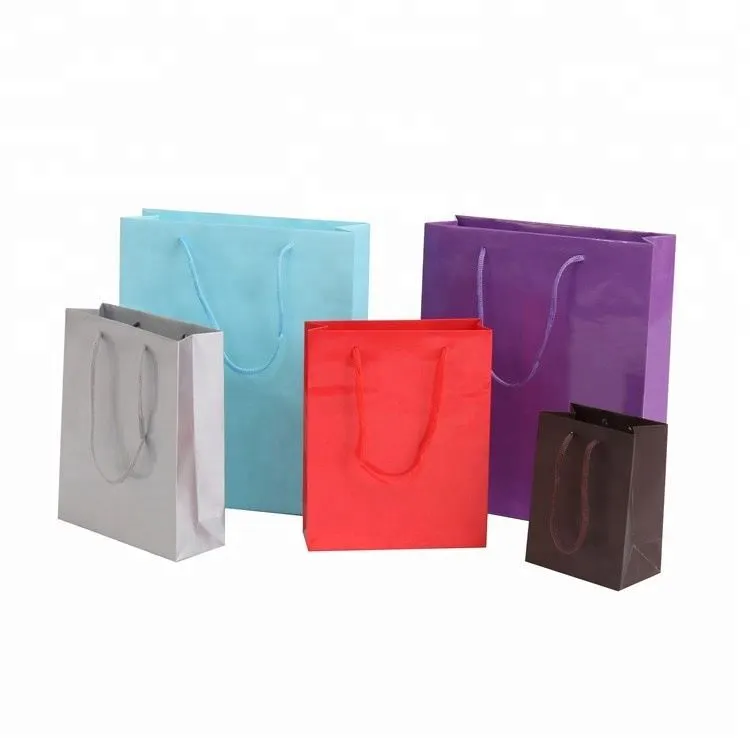Factory cheap high quality paper gift bag printing advertising paper bag for gift 1