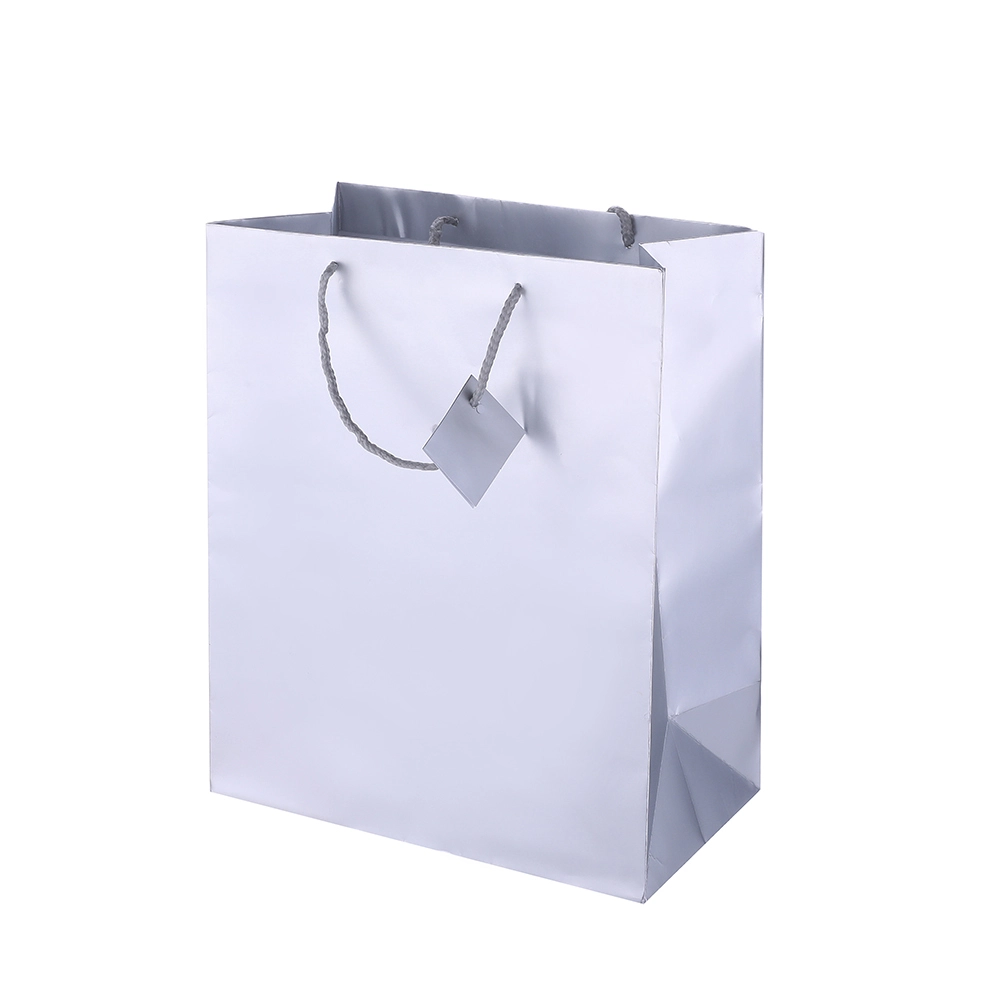 Borsa regalo in carta pieghevole riutilizzabile con stampa logo personalizzato di alta qualità 1