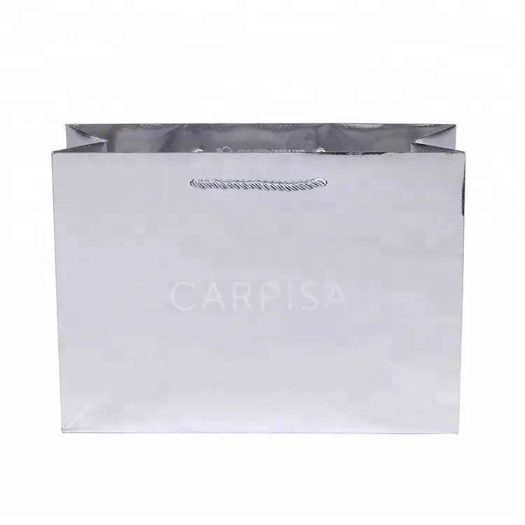 Custom made custom printed paper bags with handles wholesale for advertising 1
