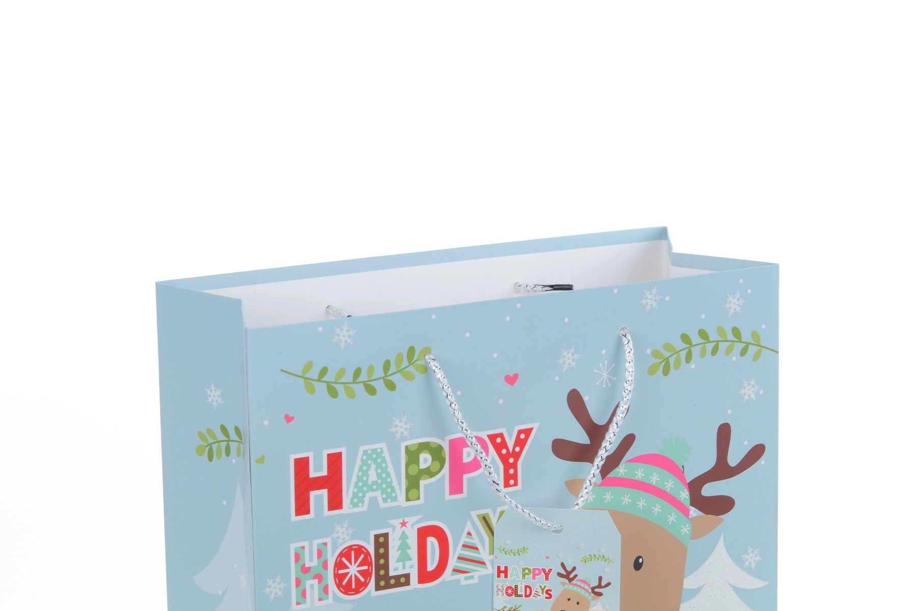 Sacs en papier personnalisés à vendre en usine pour les cadeaux de Noël 4
