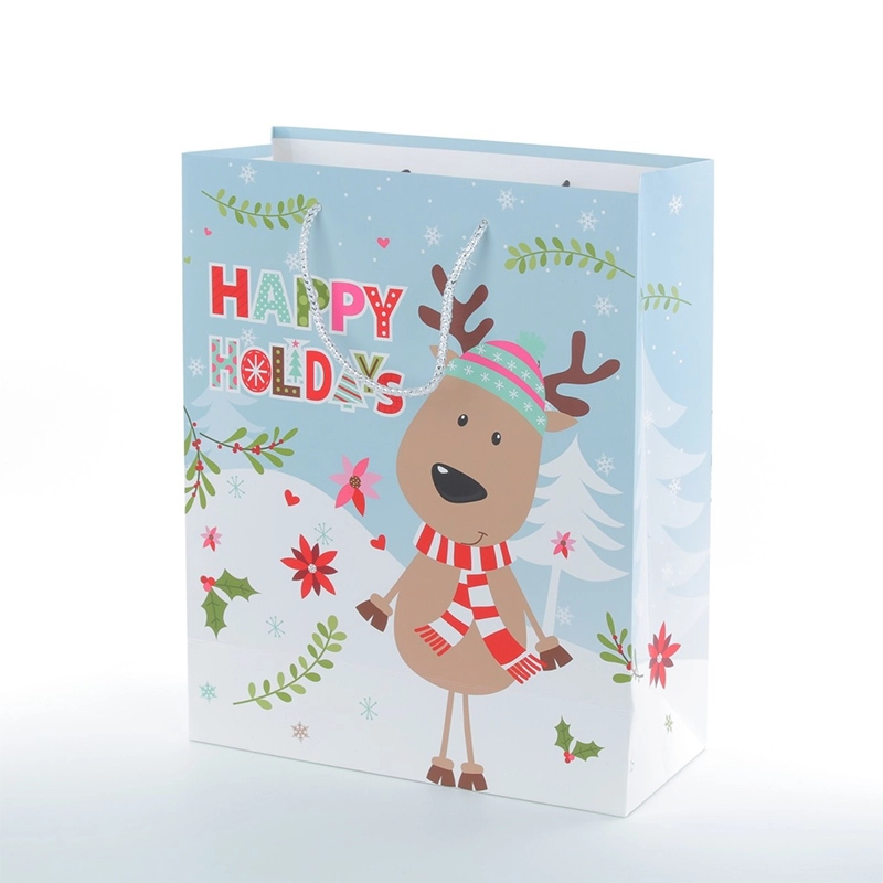 Sacs en papier personnalisés à vendre en usine pour les cadeaux de Noël 1