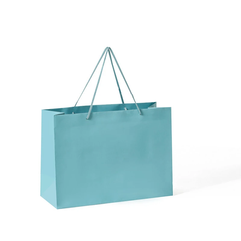 Hot-seller horizontal solid pantone color gift paper bag 1