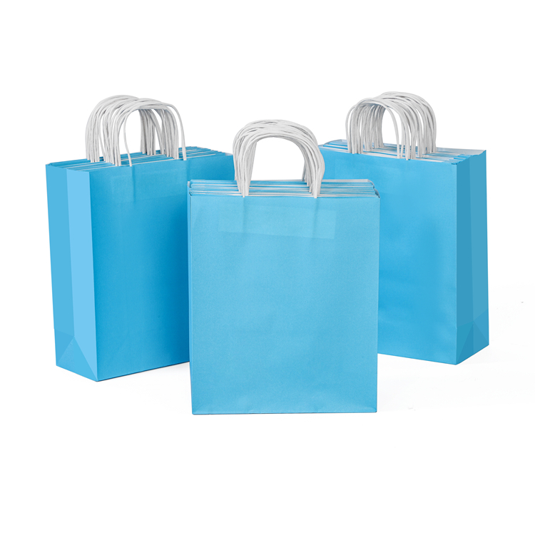 Jialan Pacchetto Fornitore di borse per la spesa personalizzate in carta kraft con manici per la spesa nei supermercati 1